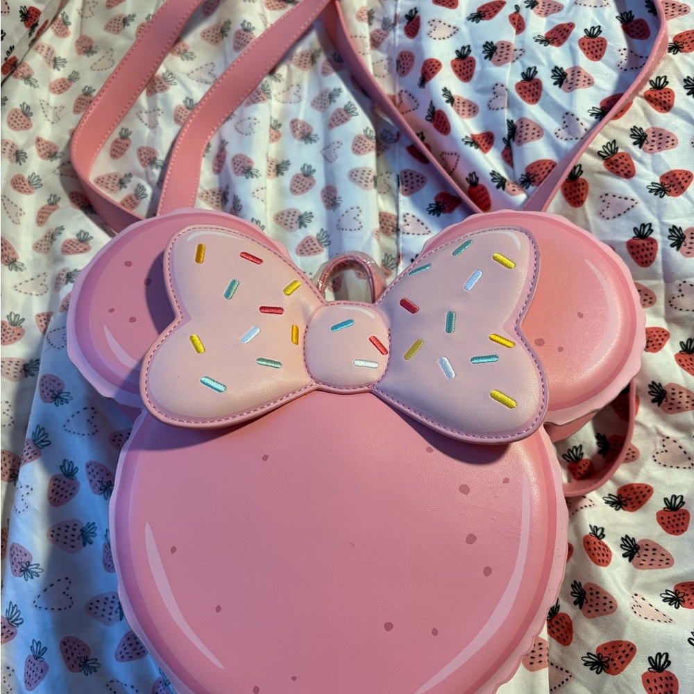 Loungefly Pink Sprinkle Bow Kids Bag